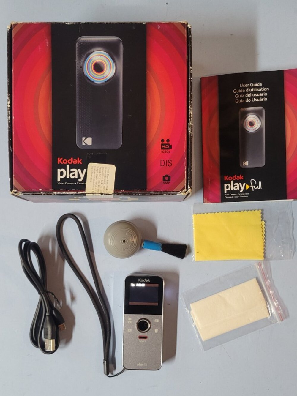 Kodak Play-full HD 1080p 5MP Digital Video Camera with 8GB SD